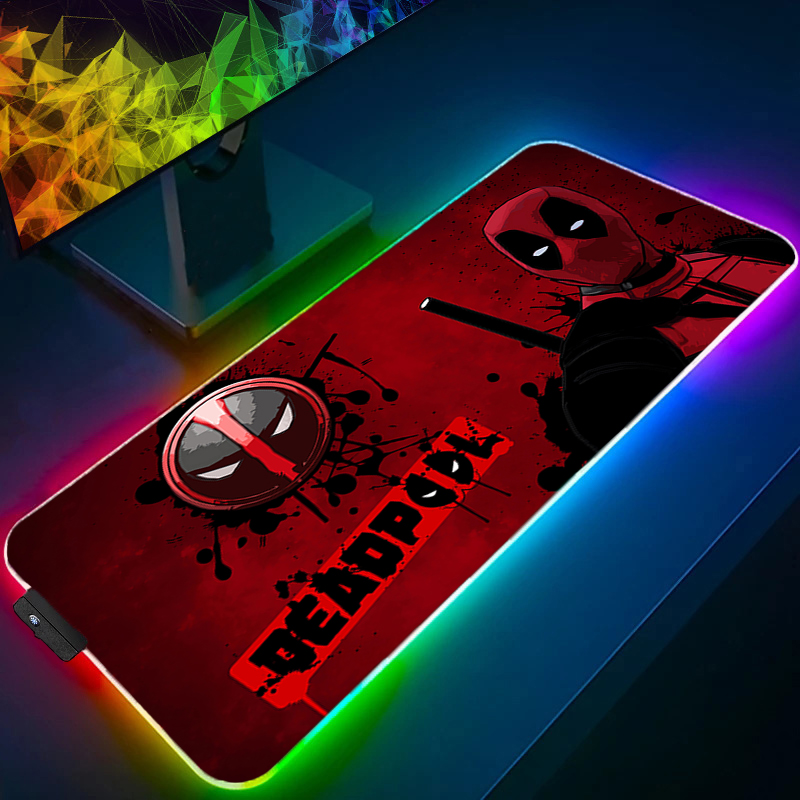 Gaming Pc Equipment - LED Mouse Pad Gaming Backlight Lock