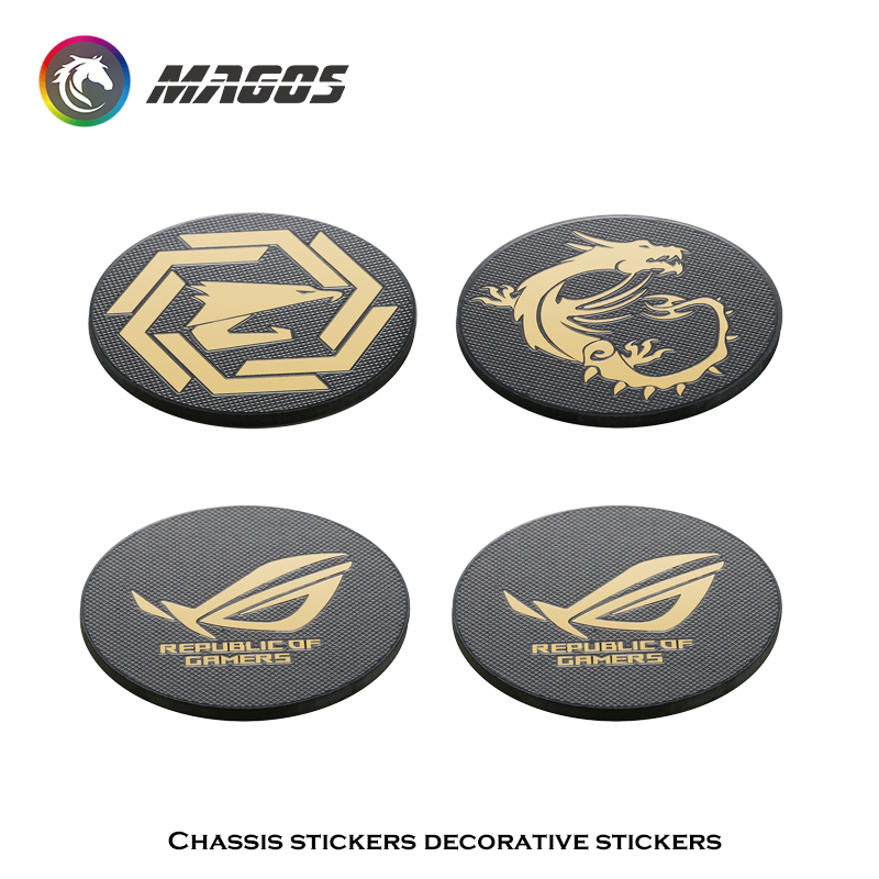 Gaming Pc Equipment - Computer Case Fan Metal Sticker ROG