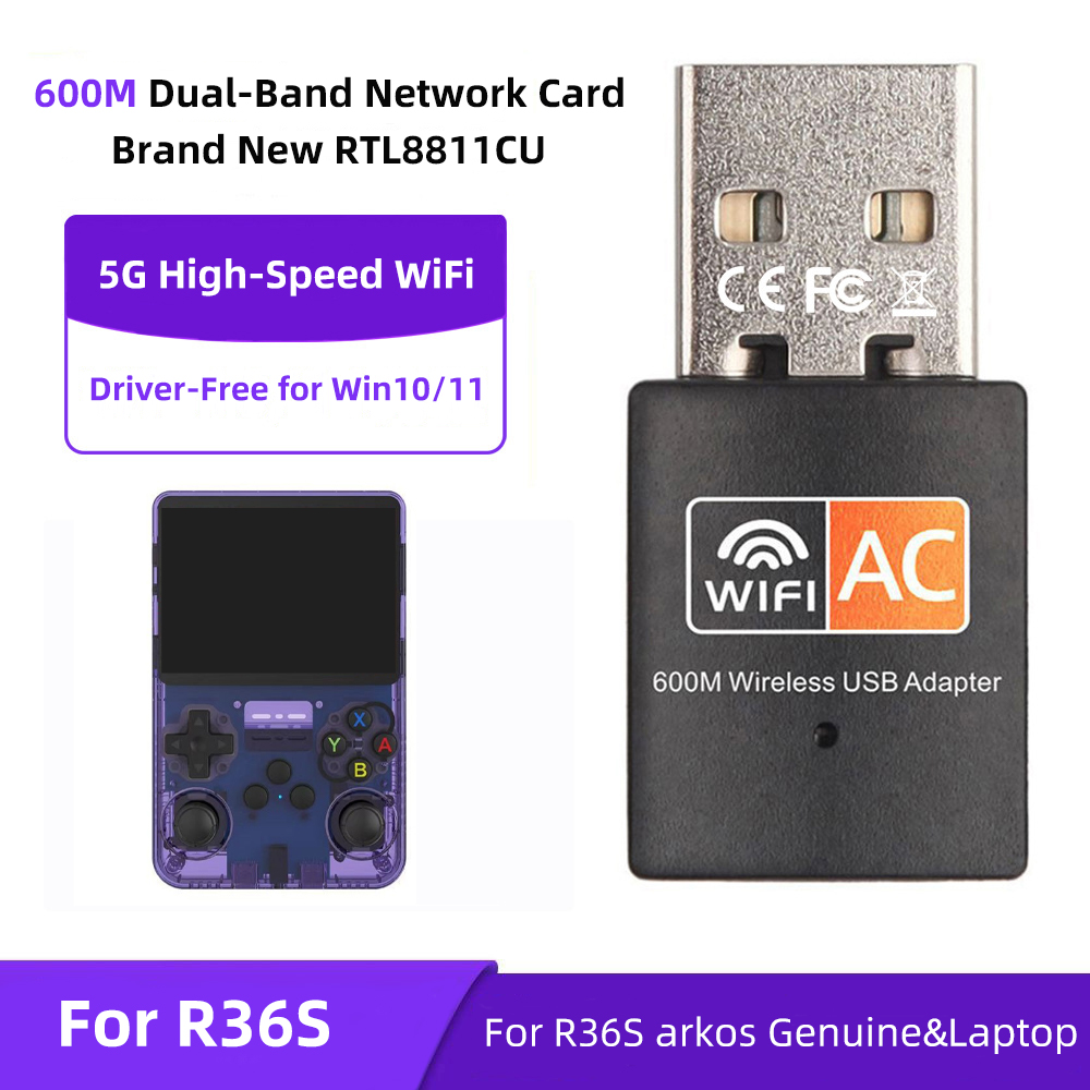 Pc Gaming Emulator - For R36S WiFi Adapter USB Wireless