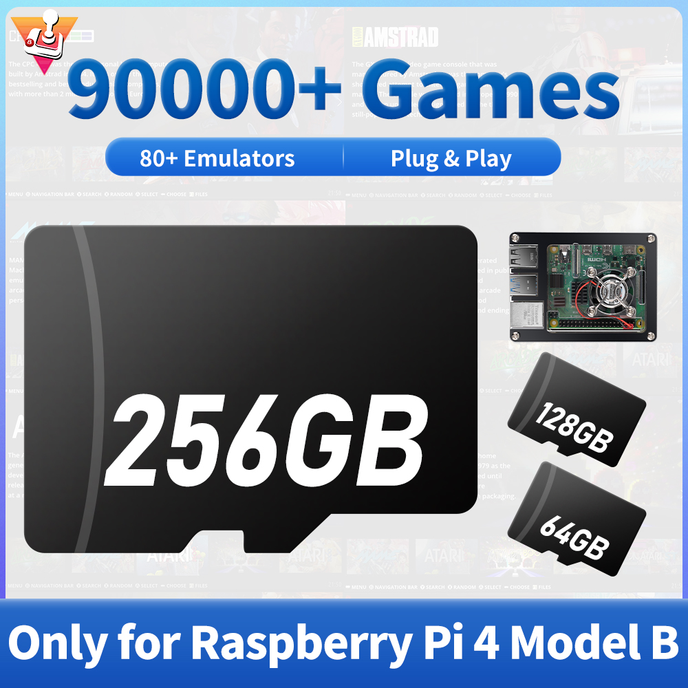 Pc Gaming Emulator - Game TF Card for Raspberry Pi