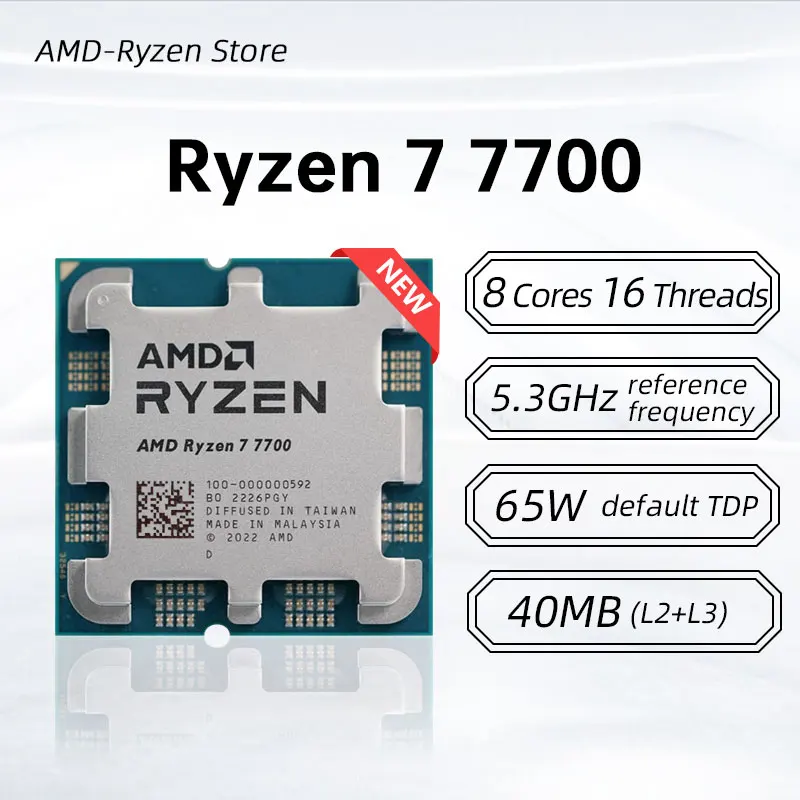 New AMD Ryzen 7 7700 Processor - Pc Gaming Amd Ryzen 7 review and price