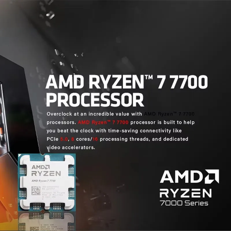 New AMD Ryzen 7 7700 Processor - Pc Gaming Amd Ryzen 7 review and price