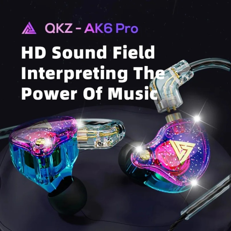 QKZ AK6 Copper Driver Wired Ea - Pc Gaming Earbuds review and price