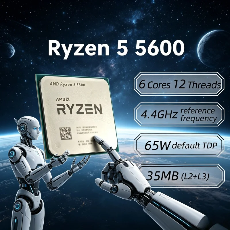 New Arrival AMD R5 5600 3.5GHz - Pc Gaming New review and price