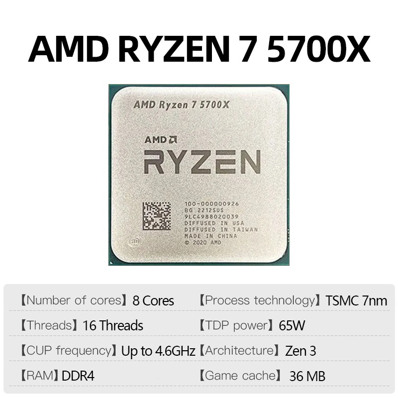 AMD Ryzen 7 5700X Gaming Proce - Pc Gaming Amd Ryzen 7 review and price