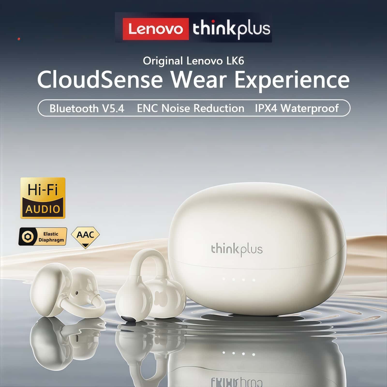 Original Lenovo LK6 Wireless S - Pc Gaming Earbuds review and price