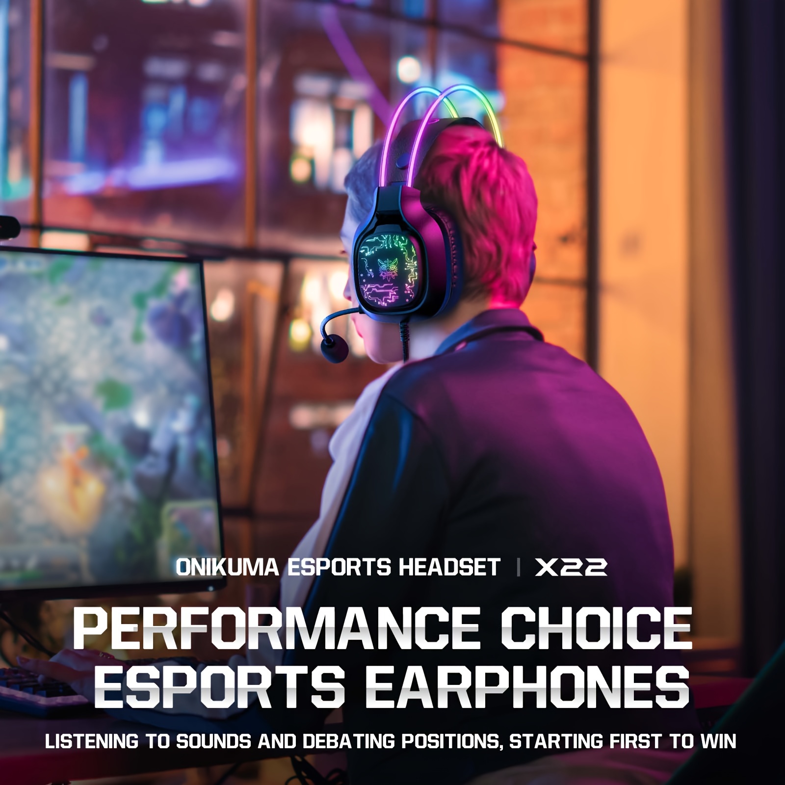 ONIKUMA X22 Gaming Headset RGB - Pc Gaming Earbuds review and price