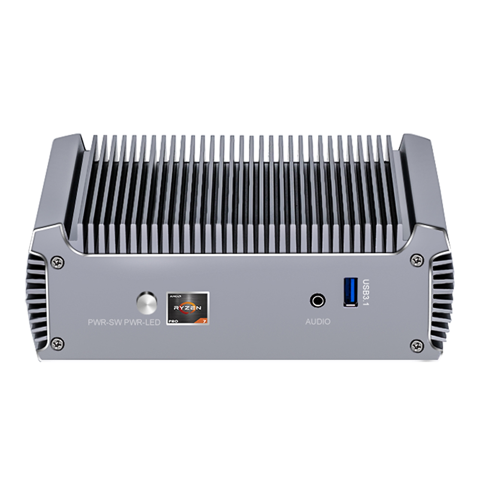 Topton FU02 Fanless Mini PC AM - Pc Gaming Amd Ryzen 7 review and price