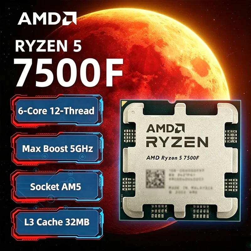 AMD Ryzen 5 7500F 3.7GHz 6-Cor - Pc Gaming New review and price