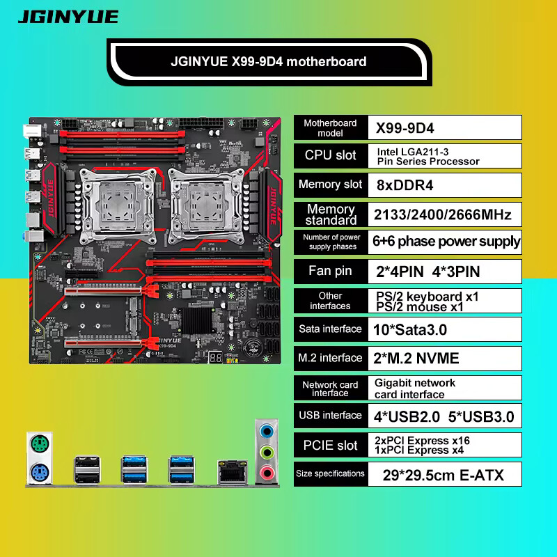 X99 Dual Motherboard CPU LGA 2 - Pc Gaming Xeon review and price