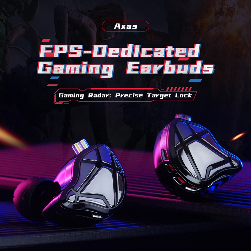  KZ Axas FPS Gaming IEM Headp - Pc Gaming Earbuds review and price